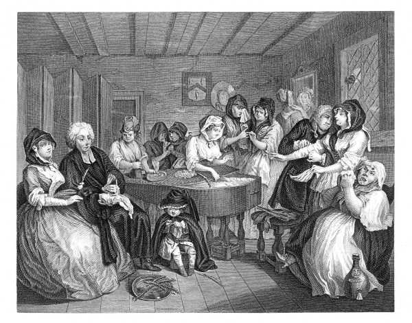 THE HARLOT'S PROGRESS.

PLATE 6.

THE FUNERAL.