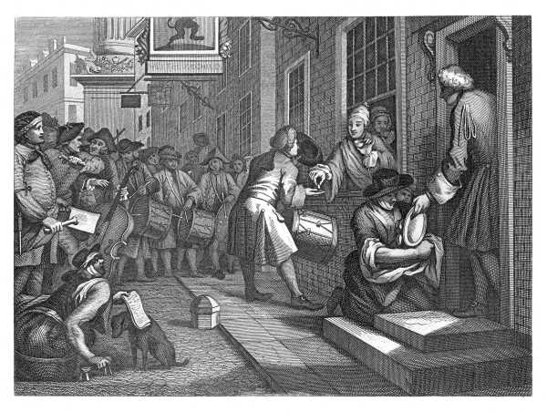 INDUSTRY AND IDLENESS.

PLATE 6.

THE INDUSTRIOUS 'PRENTICE OUT OF HIS TIME & MARRIED TO HIS MASTER'S DAUGHTER.