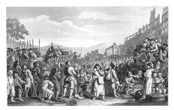 INDUSTRY AND IDLENESS.

PLATE 11.

THE IDLE 'PRENTICE EXECUTED AT TYBURN.