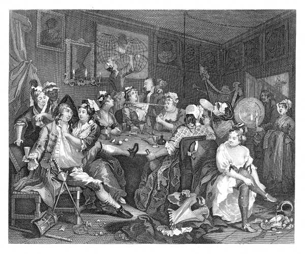THE RAKE'S PROGRESS.

PLATE 3.

TAVERN SCENE.