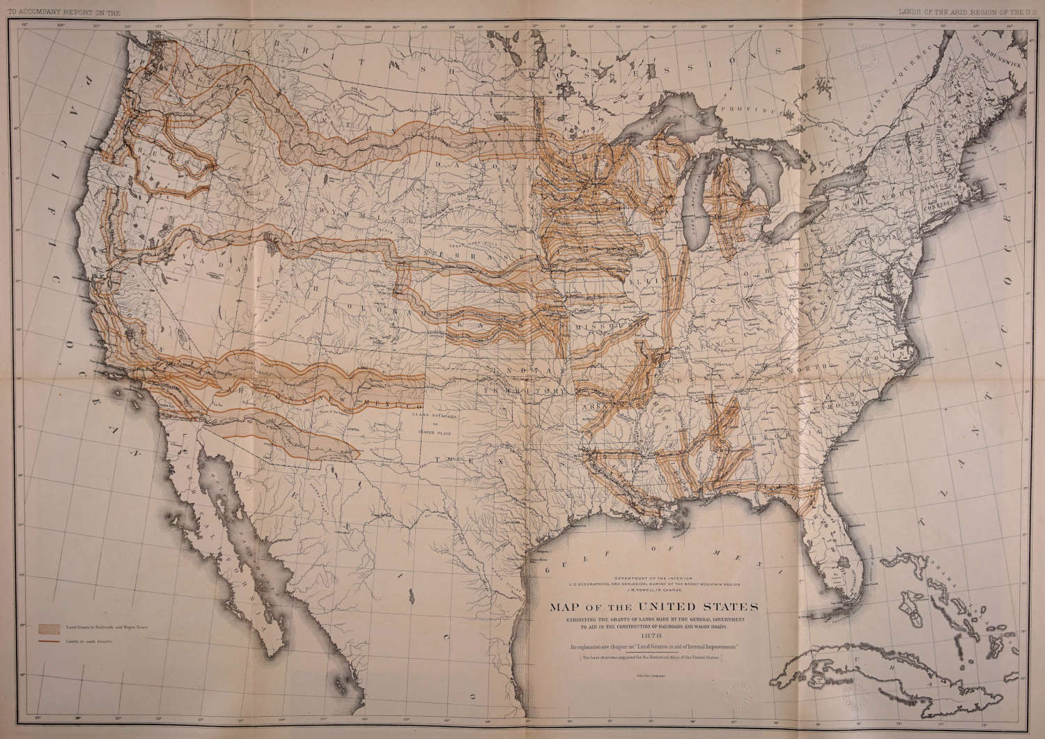 DEPARTMENT OF THE INTERIOR U.S. GEOGRAPHICAL AND
GEOLOGICAL SURVEY OF THE ROCKY MOUNTAIN REGION J. W. POWELL, IN CHARGE.