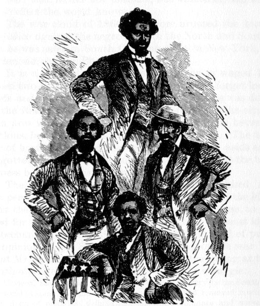 ROBERT SMALLS, (pilot). WILLIAM MORRISON, (sailor). A.
GRADINE, (Engineer). JOHN SMALLS, (sailor).