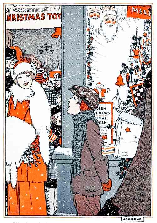 He chose the busiest corner where there was a wonderful
toy store