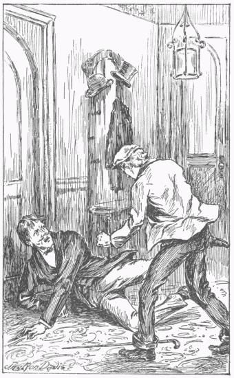 "Schuyler fell over backwards with a cry of pain."—Page
98.

Mark Mason's Victory.