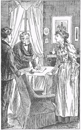 "Here is a pen," he said. "You can sign at once."—Page
179.

Mark Mason's Victory.