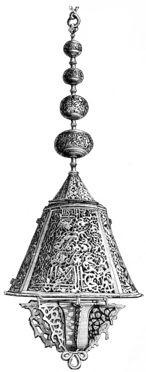 MOORISH LAMP. ARCHÃOLOGICAL MUSEUM, MADRID.