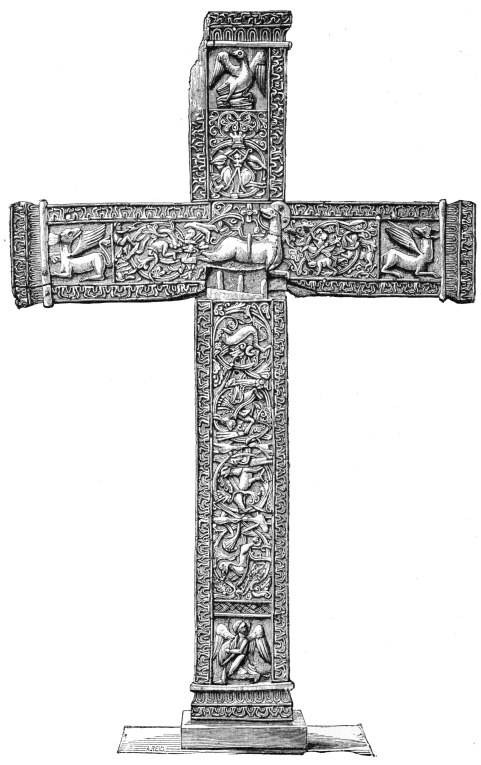 BACK OF CROSS OF KING FERDINAND I. ARCHÃOLOGICAL MUSEUM. MADRID