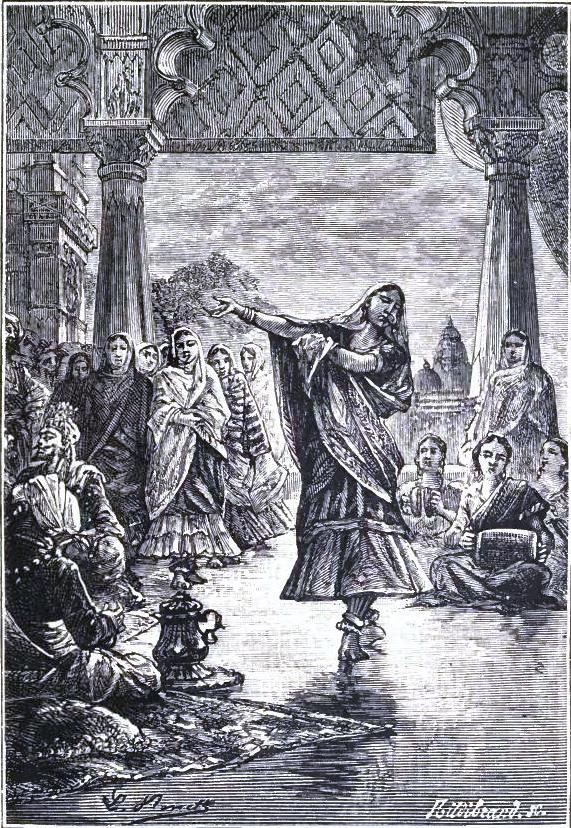 A troop of bayadÃ¨res came in