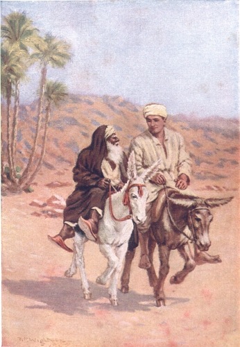 Image unavailble: They went at a moderate pace, and bore the blistering
rays of the sun as none but natives of Egypt can