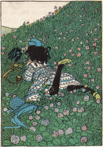 Twinkle waits for the
woodchuck