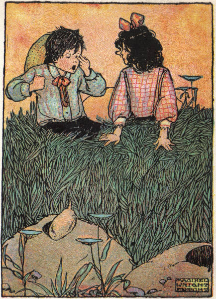 "Do you think we've been
asleep?"