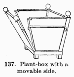 [Illustration: Fig. 137. Plant-box with a
movable side.]