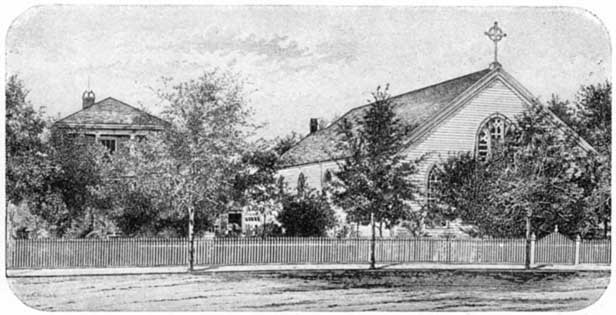 ST. MARY'S CHURCH, MOBILE.
FATHER RYAN'S LATE RESIDENCE ADJOINING