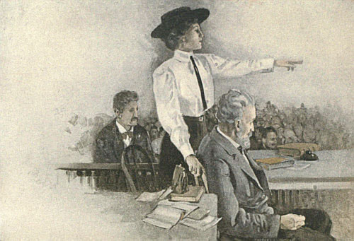 “THRILLING WITH AN UNEXPECTED HOPE, KATHERINE ROSE AND
TRIED TO KEEP HERSELF BEFORE THE EYES OF DOCTOR SHERMAN LIKE AN
ACCUSING CONSCIENCE”