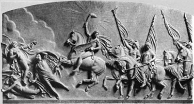 “THE GENIUS OF PROGRESS LEADING THE NATIONS” Franklin Simmons