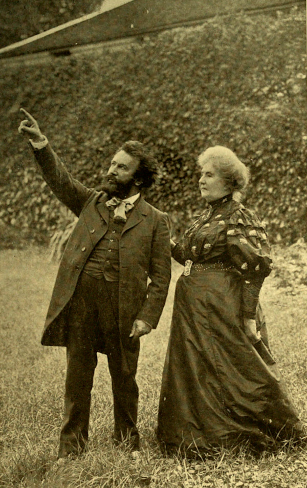 M.
AND MME. CAMILLE FLAMMARION, TAKEN AT JUVISY