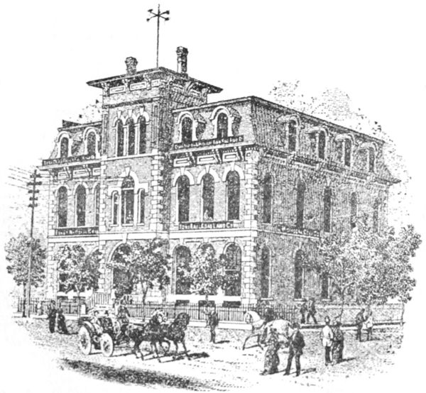 THE OLD BLAIR BUILDING, NOW THE SITE OF THE KIMBALL
 BUILDING