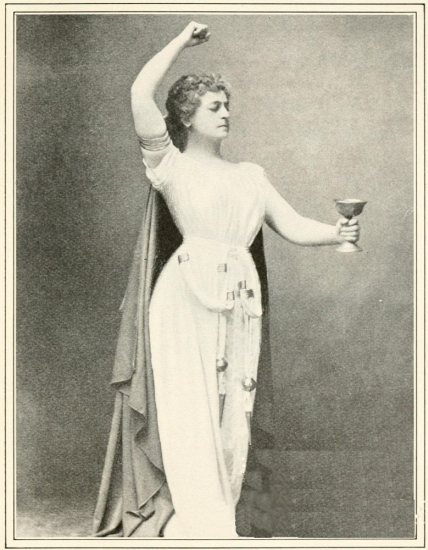 Copyright by AimÃ© Dupont, N. Y.

Lehmann as Isolde in "Tristan and Isolde."