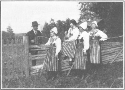 
A HOLIDAY SCENE IN THE PROVINCE OF DALECARLIA