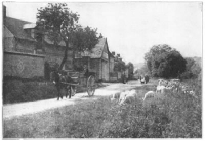 A QUAINT STREET IN A LITTLE FRENCH VILLAGE FAR FROM THE
ROAR OF CITIES