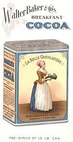 Walker Baker & Co's. Breakfast Cocoa
Fac-simile of 1/2 Lb. Can.