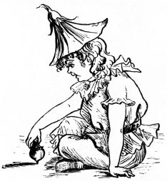 Elf sittng on ground