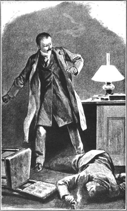 "He had turned the pistol to his head and blown his
brains out."
