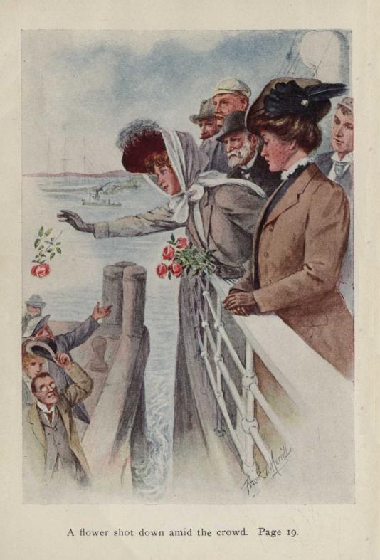 A flower shot down amid the crowd. Page 19.