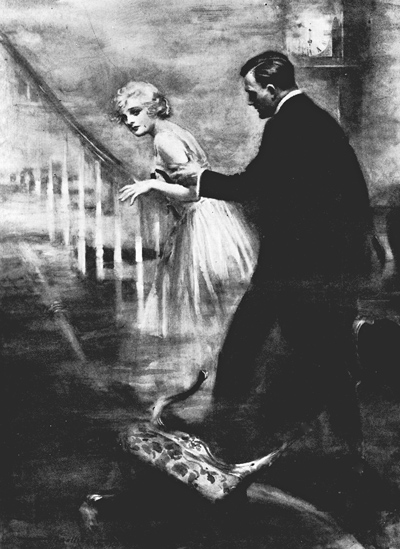 “Go back, Ethel,” Patterson commanded. “The fire is
spreading and you may be injured.”