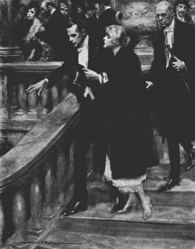 “There—look!” he cried, and his excitement communicated
itself to Ethel.