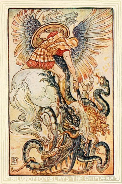 BELLEROPHON SLAYS THE CHIMÃRA