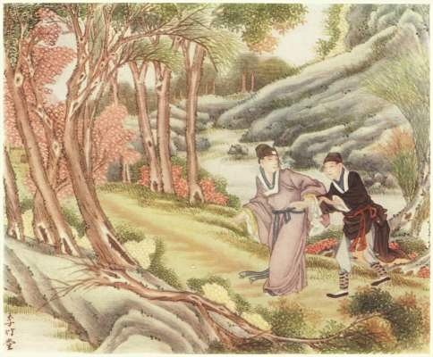 'THEY SAW SHINING IN THE PATHWAY, DIRECTLY IN FRONT OF THEM, A LUMP OF GOLD.'