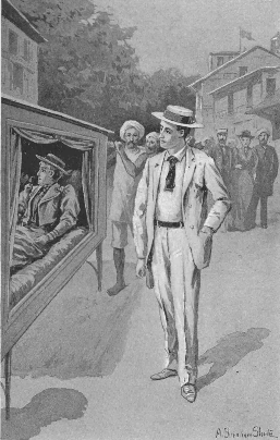 "The young millionaire walked by the side of
the vehicle."--Page 155.