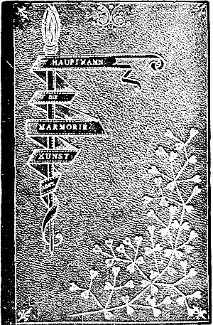 Fig. 82—Leather binding with fern motive done in the DÃ¼sseldorf Technical School.