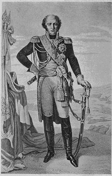 LOUIS NICOLAS DAVOUT, PRINCE OF ECKMÃHL
FROM AN ENGRAVING AFTER THE PAINTING BY GAUTHEROT