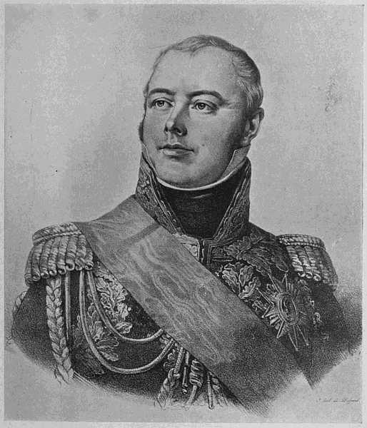 JACQUES ÃTIENNE MACDONALD, DUKE OF TARENTUM
FROM A LITHOGRAPH BY DELPECH