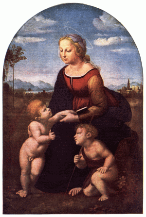 PLATE VIII.—RAPHAEL

LA BELLE JARDINIÃRE

Louvre, Paris