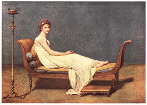 PLATE XLIV.—JACQUES LOUIS DAVID

PORTRAIT OF MME. RÃCAMIER

Louvre, Paris