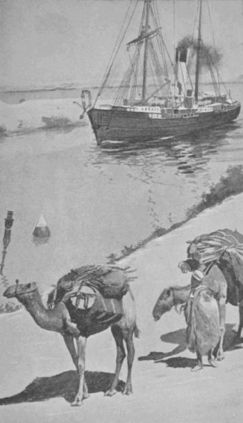 APPROACH TO ISMAÃLIA BY THE SUEZ CANAL