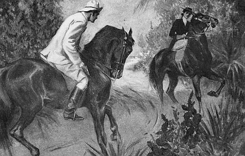 Shifting the reins to his left hand, Roddy let the
other fall upon his revolver.