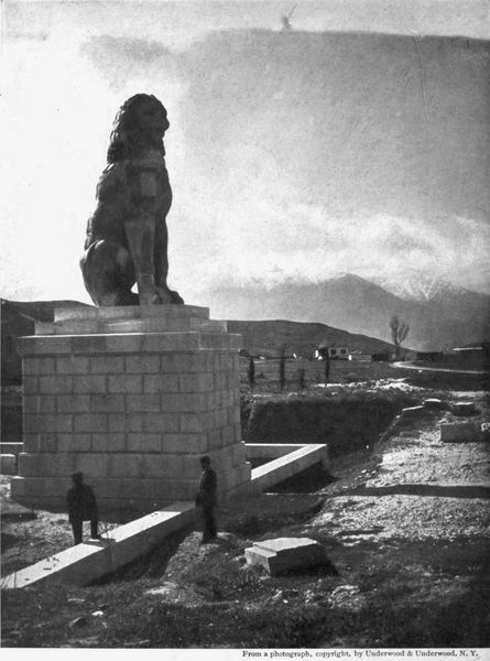 THE LION OF CHÃRONEA, THE ACROPOLIS AND MOUNT PARNASSUS