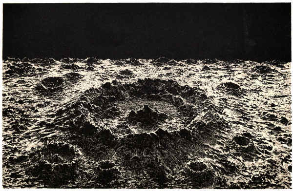 PLATE VIII.
A NORMAL LUNAR CRATER.
