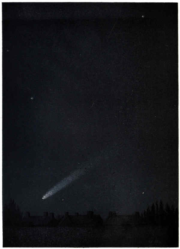 PLATE XVII.
THE COMET OF 1882,
AS SEEN FROM STREATHAM, NOV. 4th, 4 A.M.
FROM A DRAWING BY T.E. KEY.