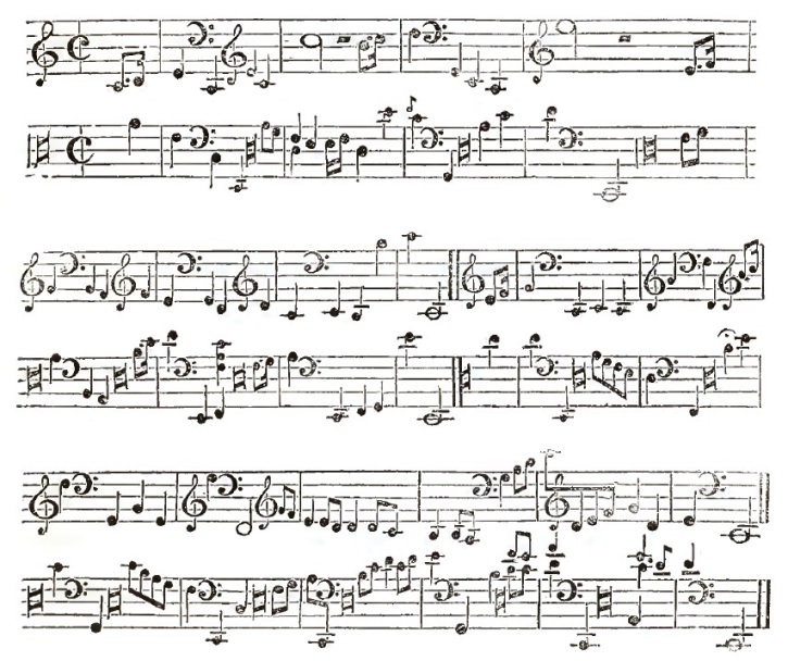 musical score Mrs Mace