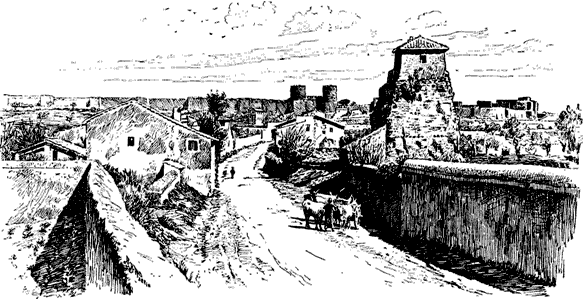 Remains of Geta's Mausoleum.