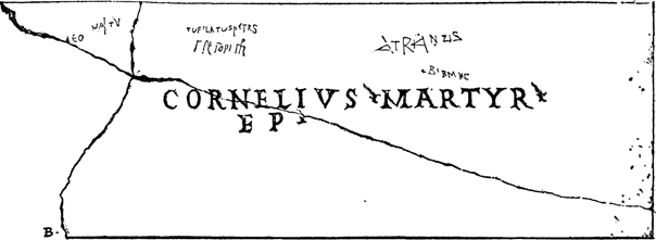 Tombstone of Cornelius.