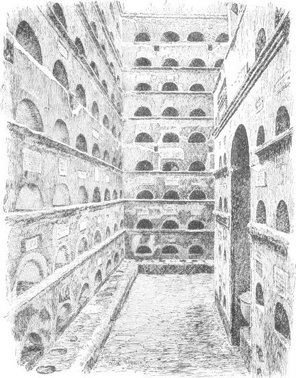 INTERIOR OF A COLUMBARIUM IN THE VIGNA CODINI