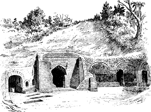 Entrance to the Crypt of the Flavians.