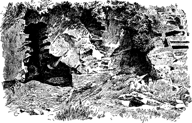 Landslip in the Cemetery of Cyriaca.