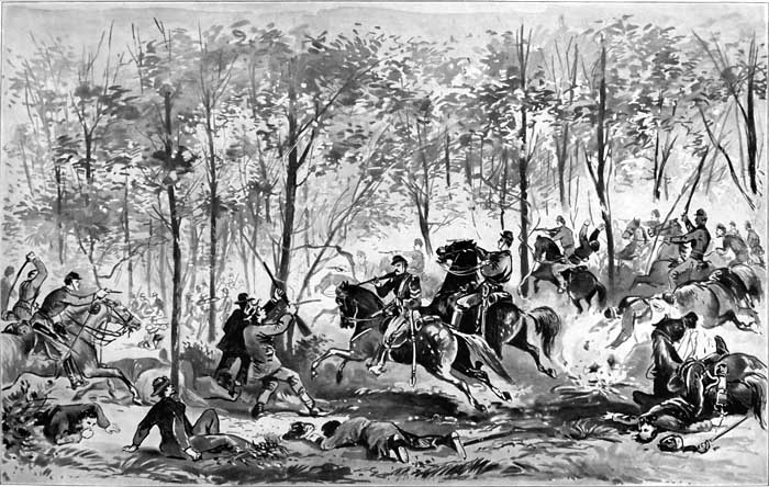 CHARGE OF FRÃMONT'S BODY-GUARD